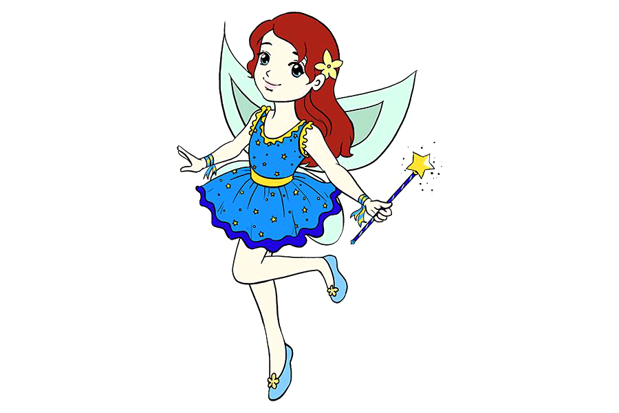 如何画仙女