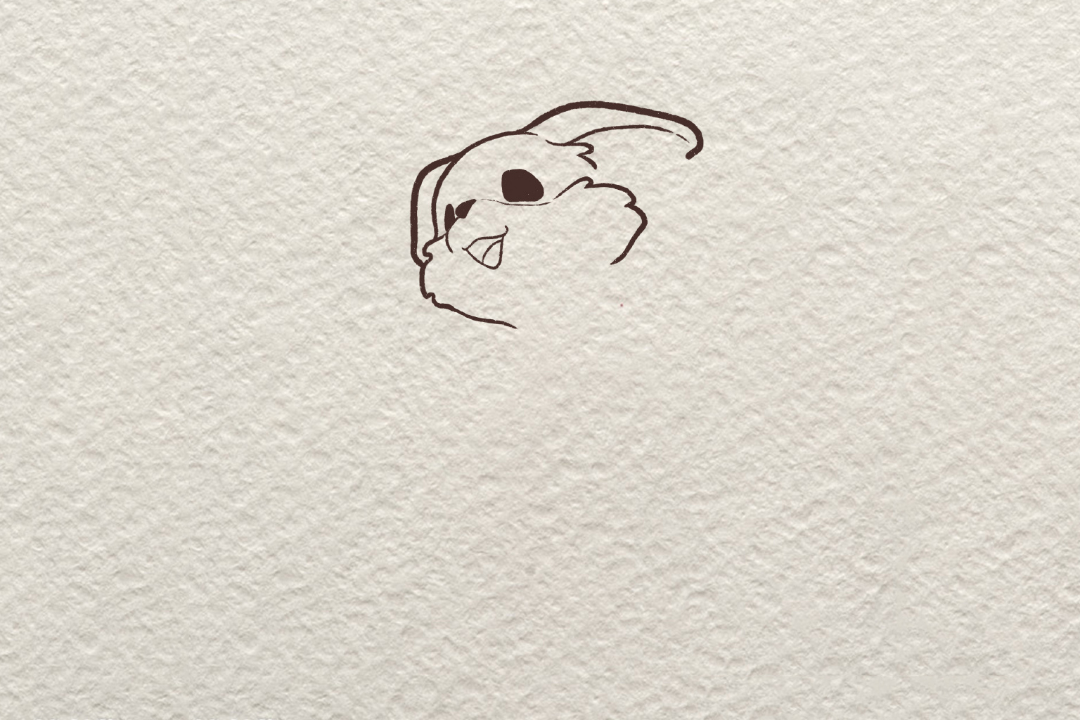 狗狗版射手座简笔画怎么画-图2