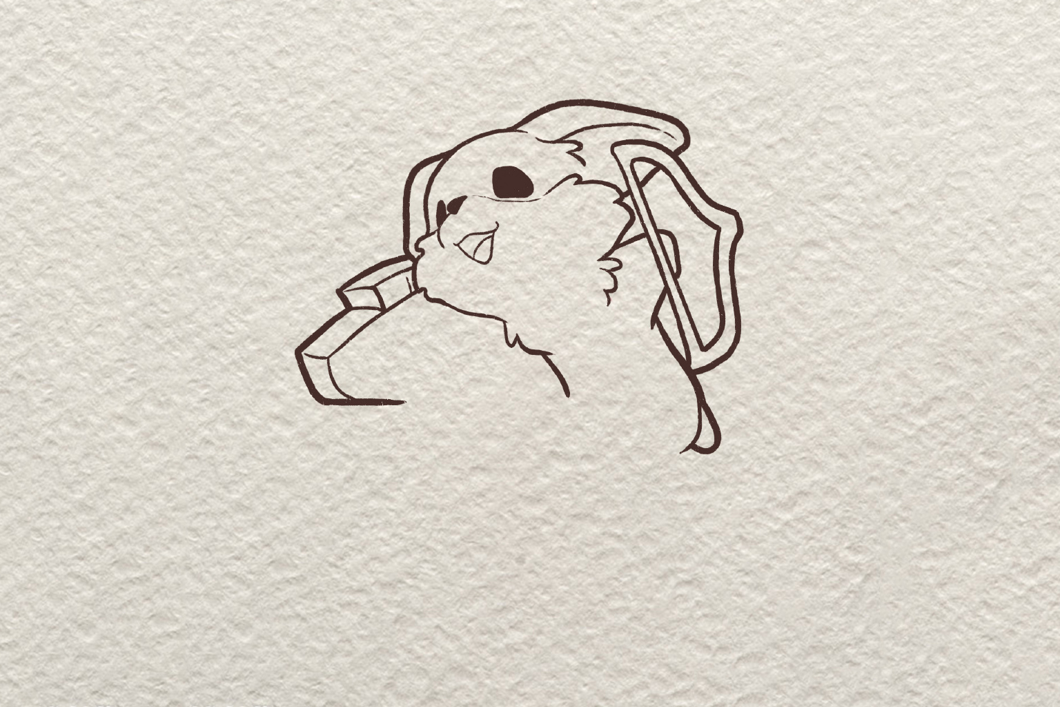 狗狗版射手座简笔画怎么画-图4