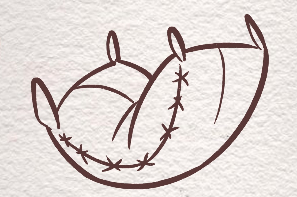 会武术的枕头简笔画图片-图2