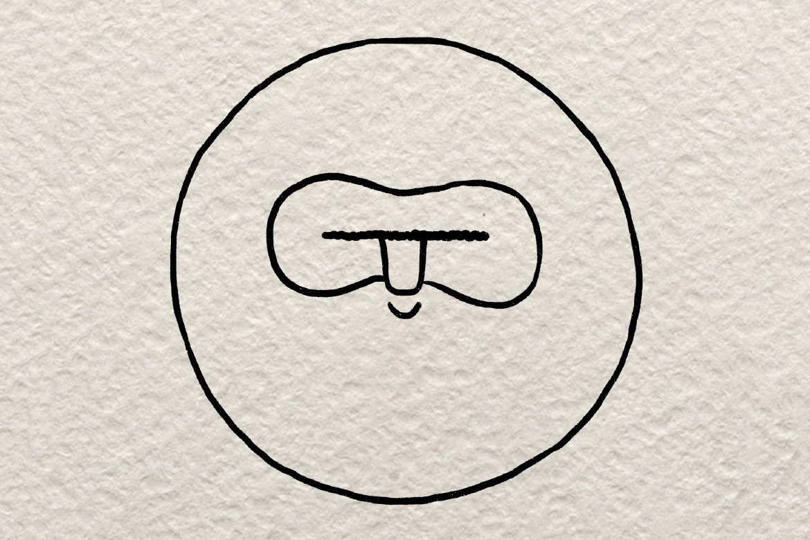 超简单维京风人物头像简笔画画法-图2