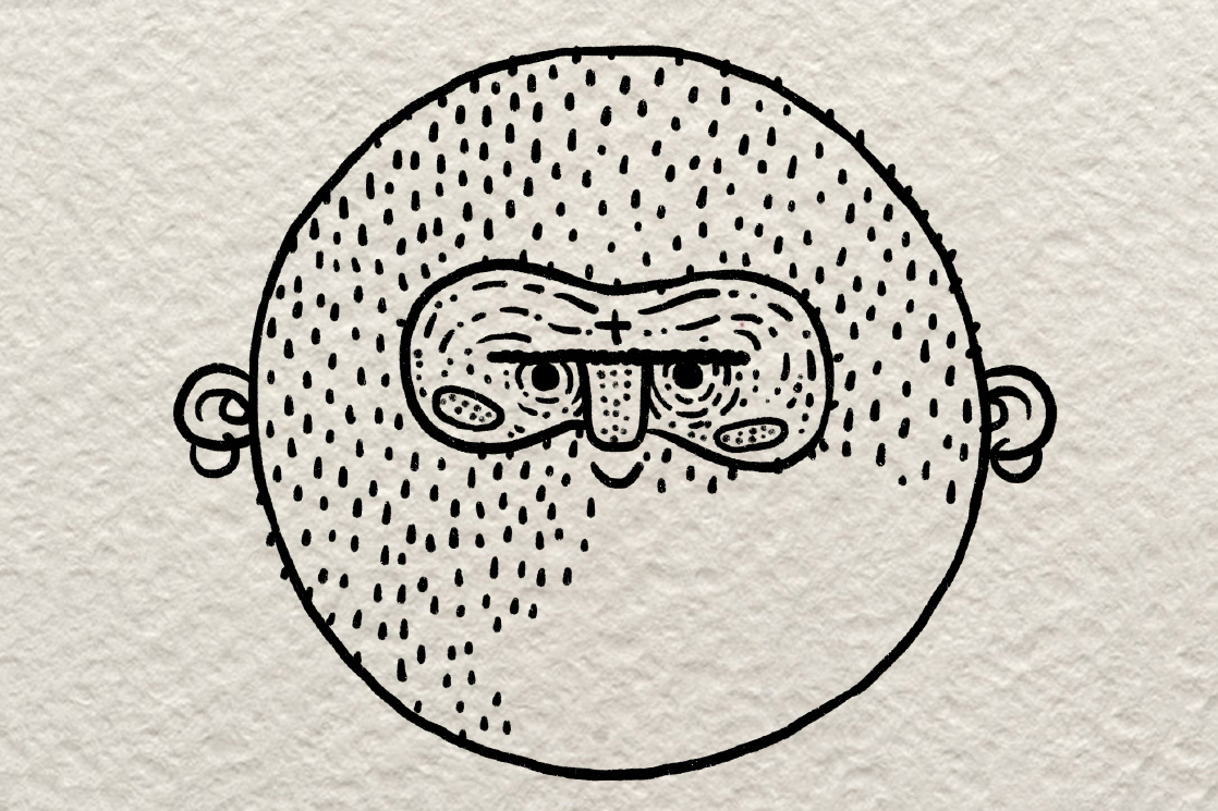 超简单维京风人物头像简笔画画法-图8