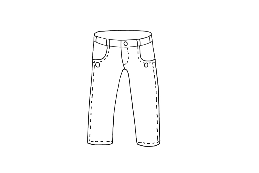 一步一步学画牛仔裤-图3