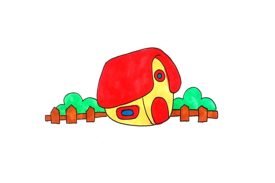 可爱的小房子怎么画