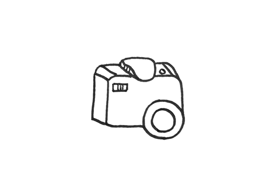 简单的照相机怎么画-图2
