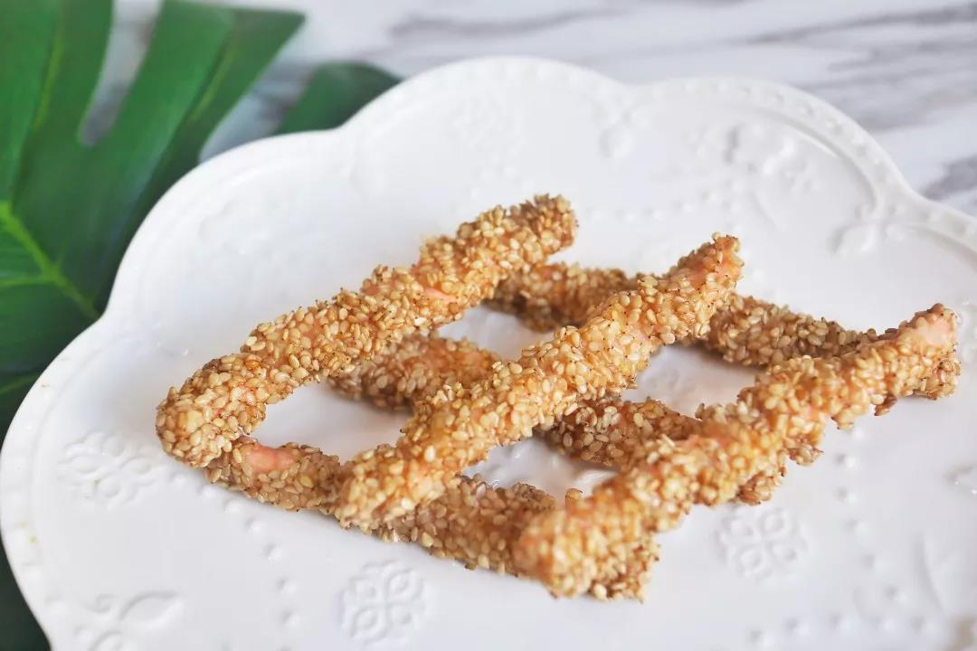 香酥芝麻三文鱼条