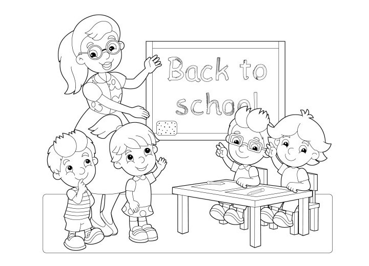 正在上课的老师画画图片-图5