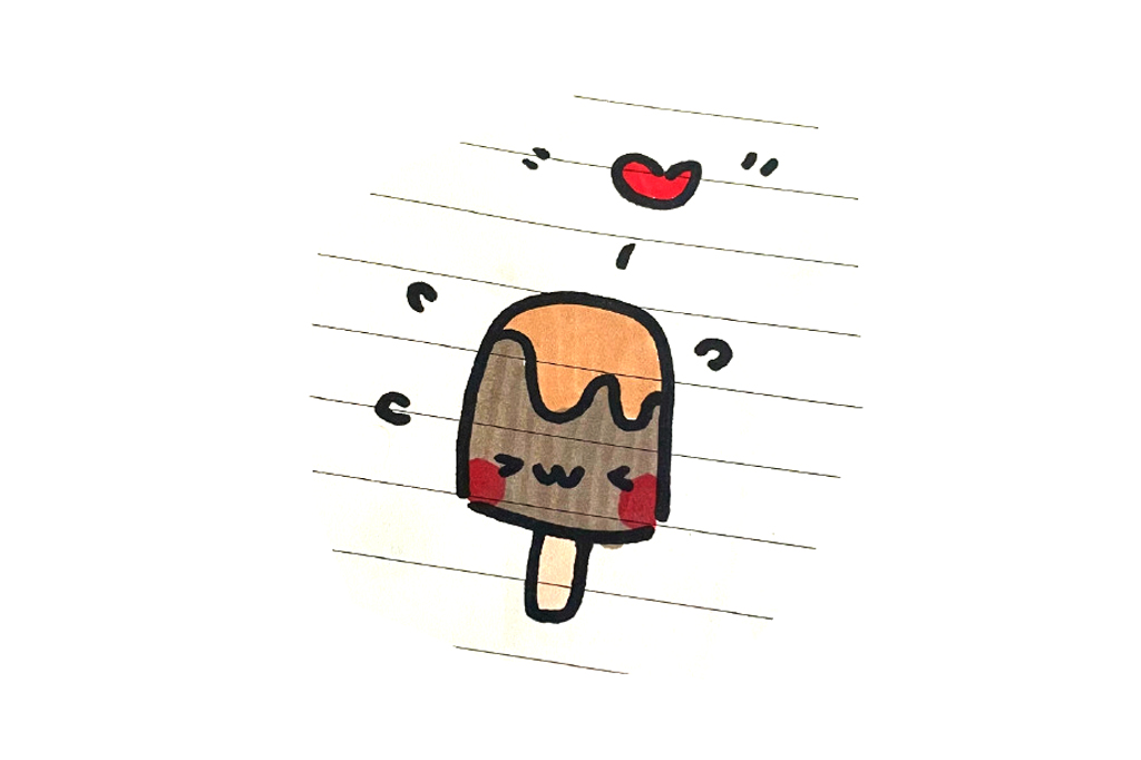 夏天的可可爱爱简笔画-图2