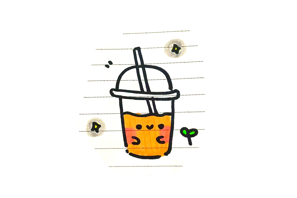 夏天的可可爱爱简笔画-图6