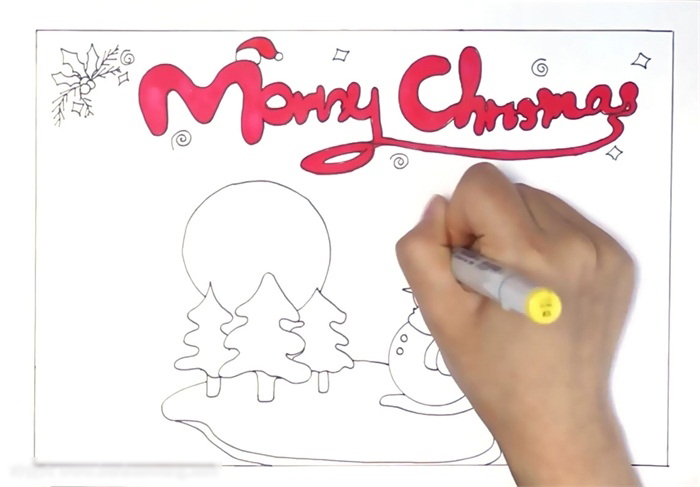 圣诞节手抄报-国际版-图2