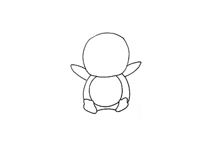 可爱企鹅宝宝怎么画-图2