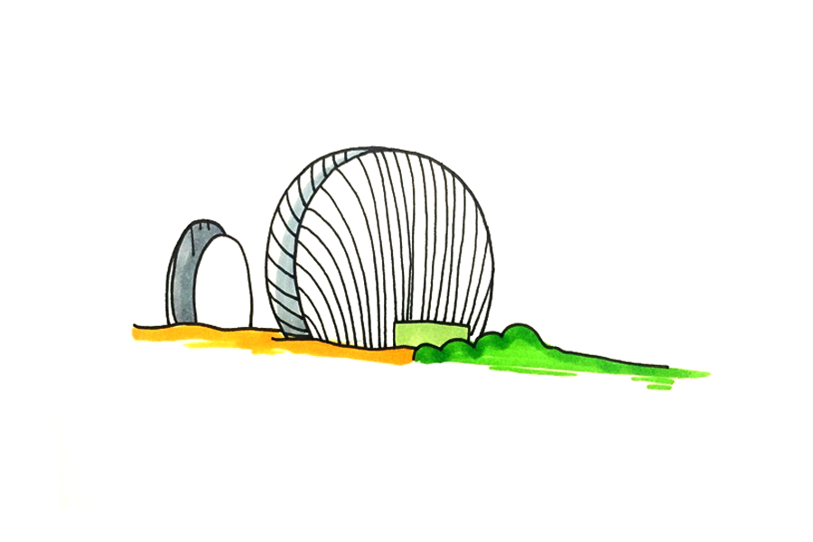 珠海日月贝简笔画画法步骤