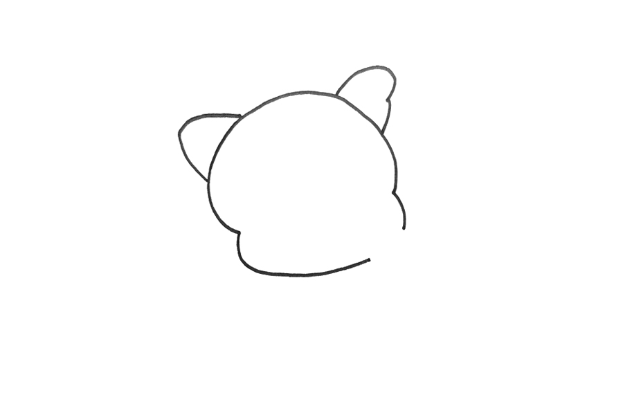 卡通动物简笔画 小猪怎么画-图1