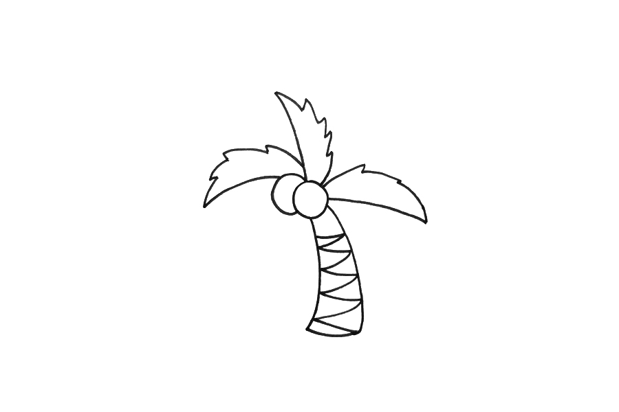 风景简笔画大全 沙滩风景怎么画-图2