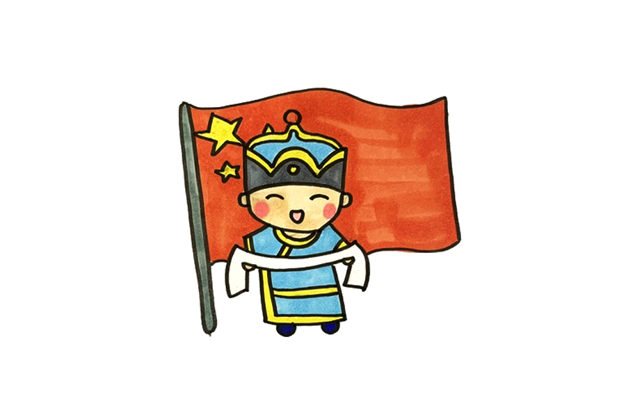 人物简笔画大全 少数民族人物简笔画