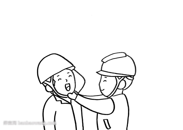 关于安全生产月我们在行动的手抄报-图1