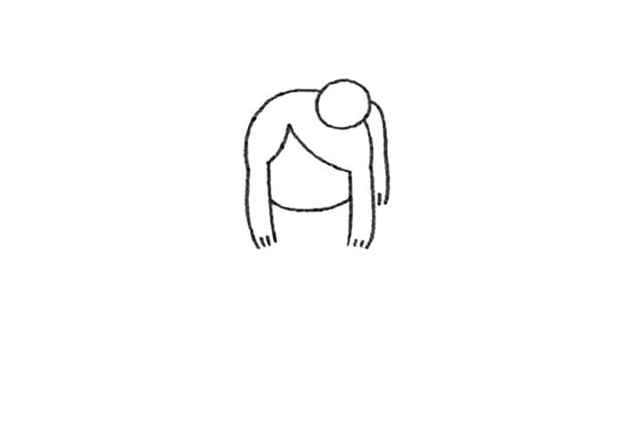 哥特小女孩简笔画怎么画-图1