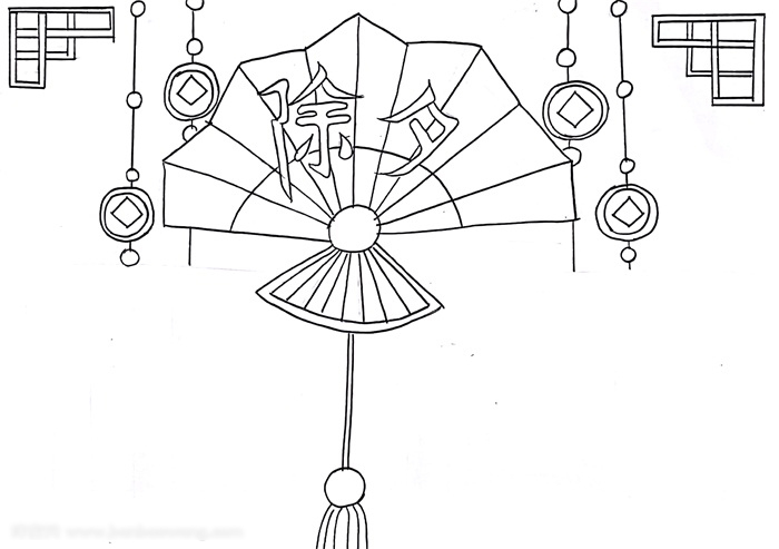 除夕手抄报怎么画-图2