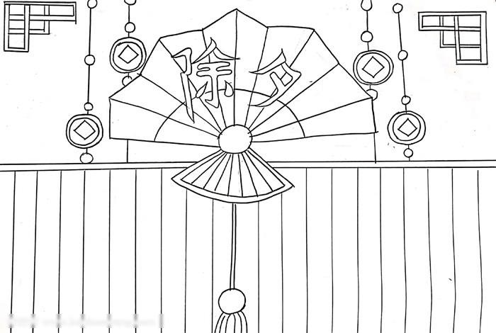 除夕手抄报怎么画-图3