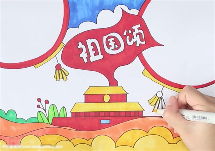 漂亮的祖国颂手抄报-图4