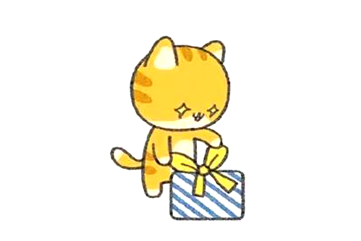 礼物小熊怎么画