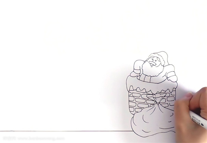 这样画平安夜手抄报好看-图1