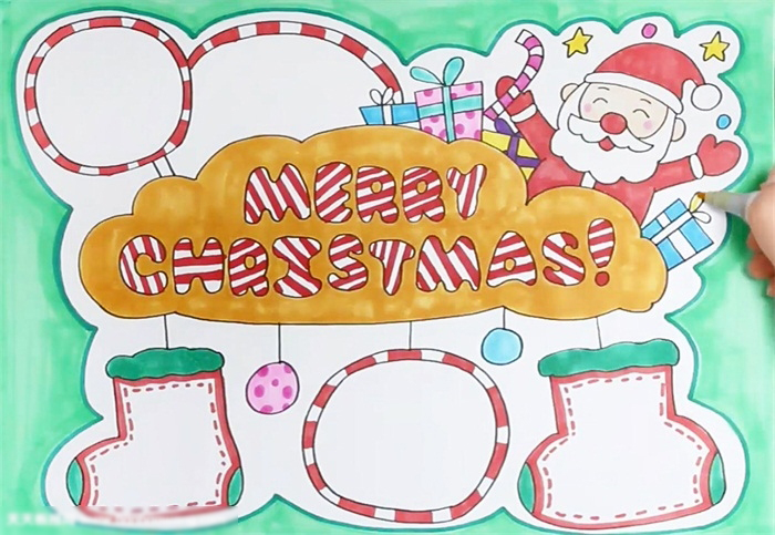 圣诞节英文版手抄报-图4