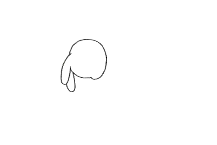 穿小兔子睡衣的小孩子怎么画-图1