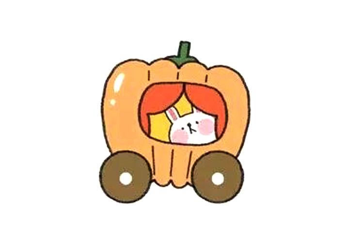 南瓜马车怎么画