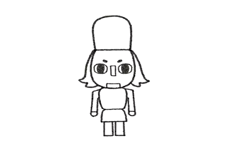 胡桃夹子士兵怎么画-图3