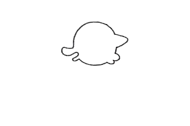 卡通大灰狼怎么画-图1