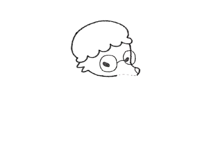 狼外婆怎么画-图2