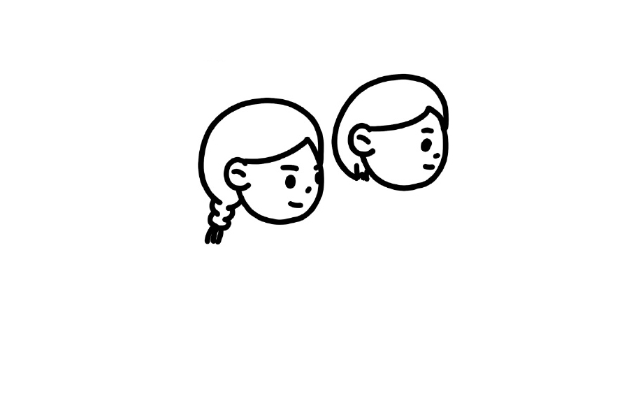 双人跳水运动员简笔画画法步骤-图2