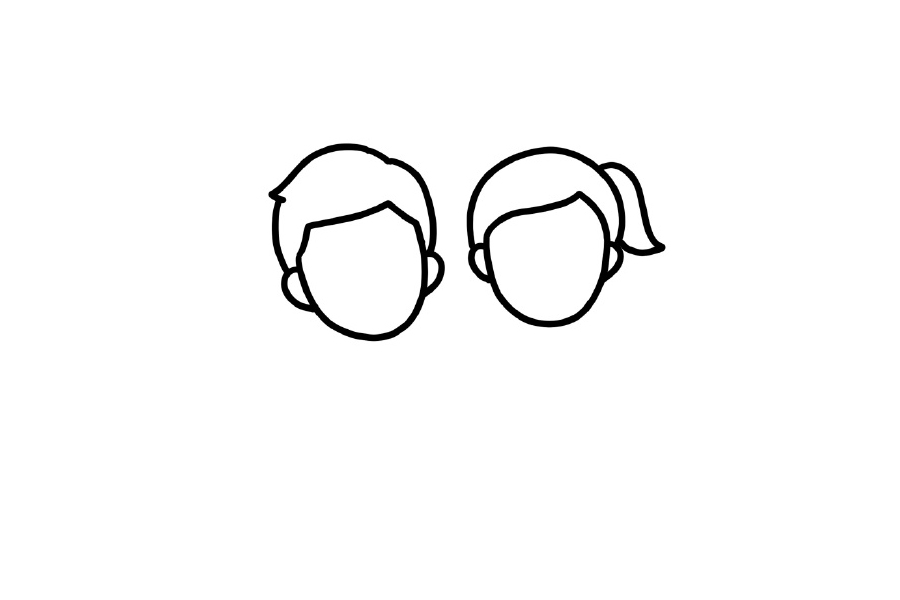 乒乓球运动员简笔画画法步骤-图1