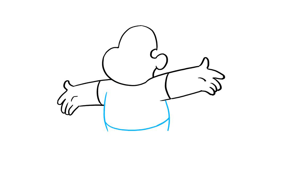 调皮的小男孩怎么画-图4