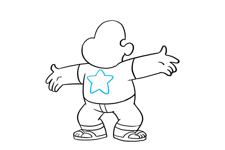 调皮的小男孩怎么画-图7