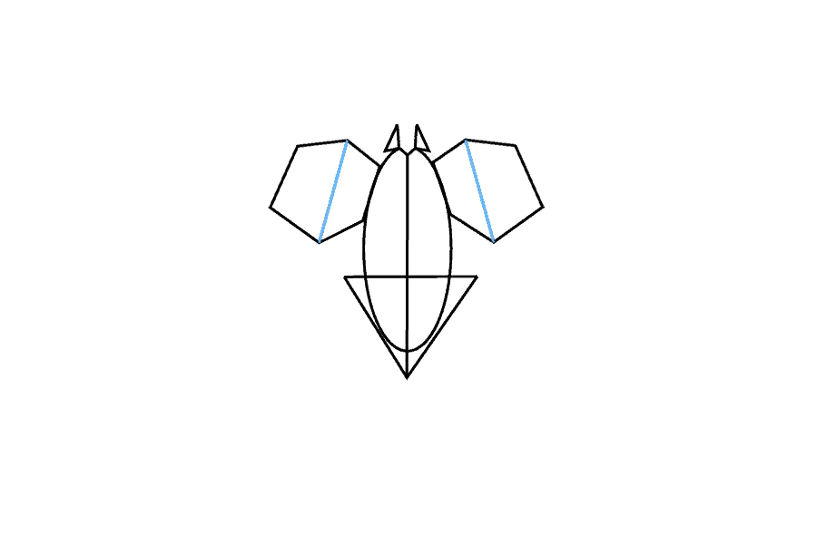 如何画蜘蛛侠的标志-图5