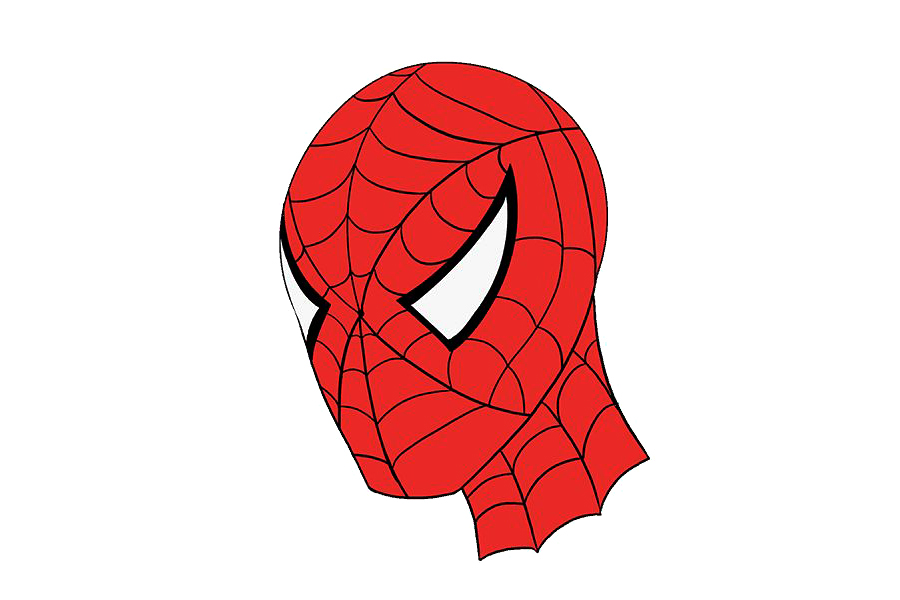如何画蜘蛛侠的脸