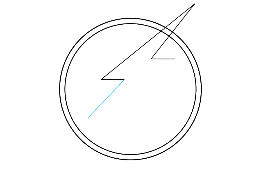 如何画闪电标志-图5