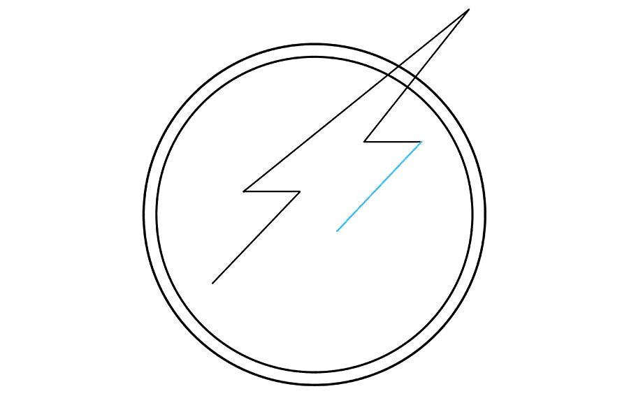 如何画闪电标志-图6