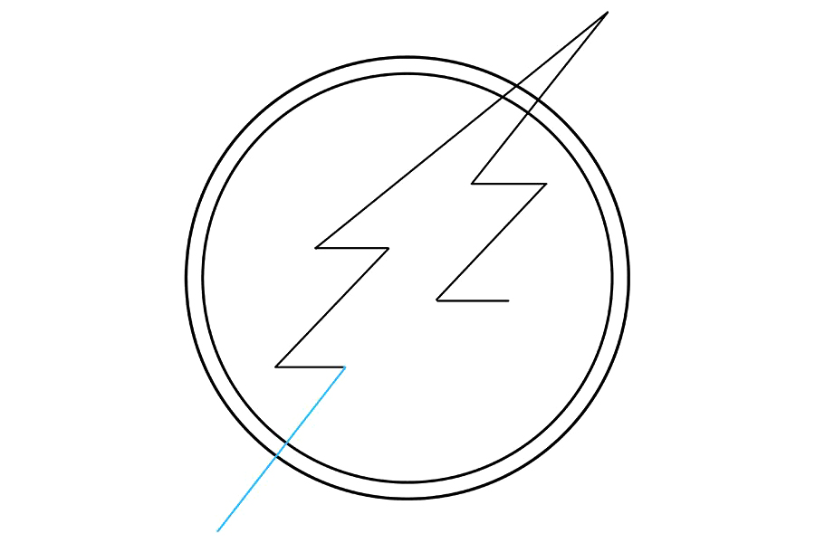 如何画闪电标志-图8