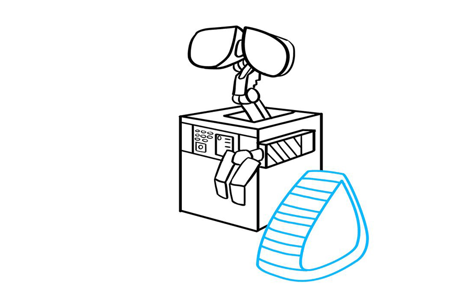 机器人总动员 机器人瓦力怎么画-图6