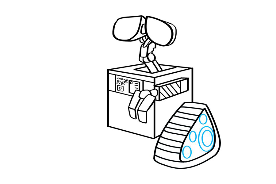 机器人总动员 机器人瓦力怎么画-图7