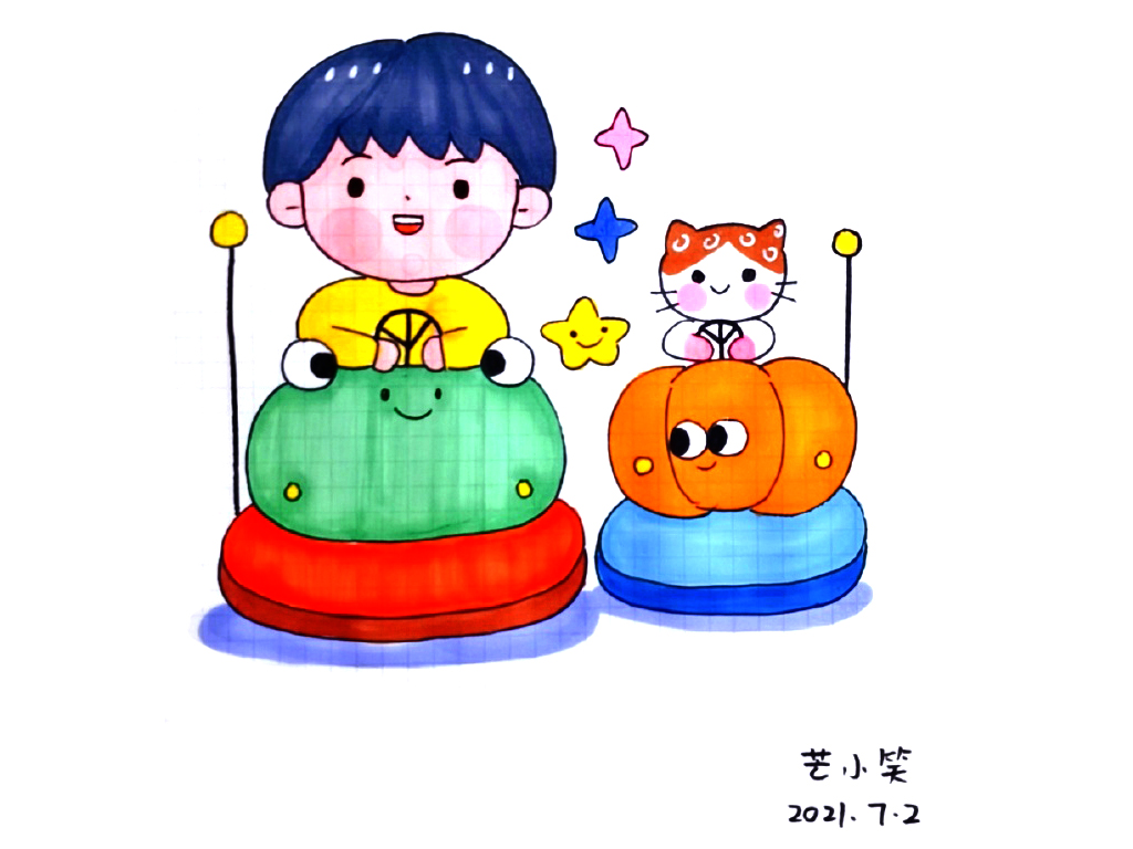 可爱的小男孩简笔画图片超简单-图5