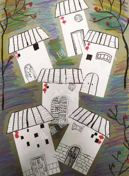 江南水乡儿童画欣赏