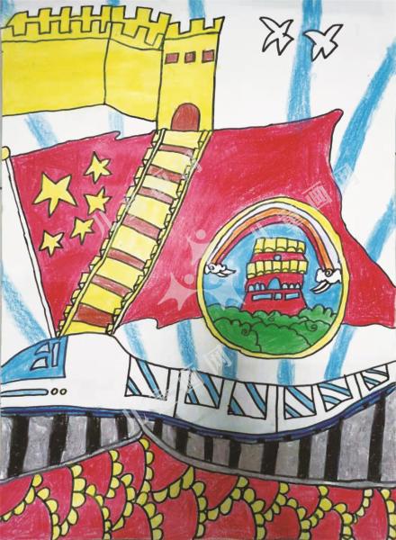 建党100周年绘画