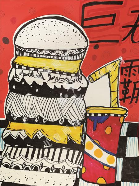 巨无霸儿童创意绘画作品