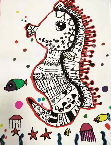海马儿童绘画作品