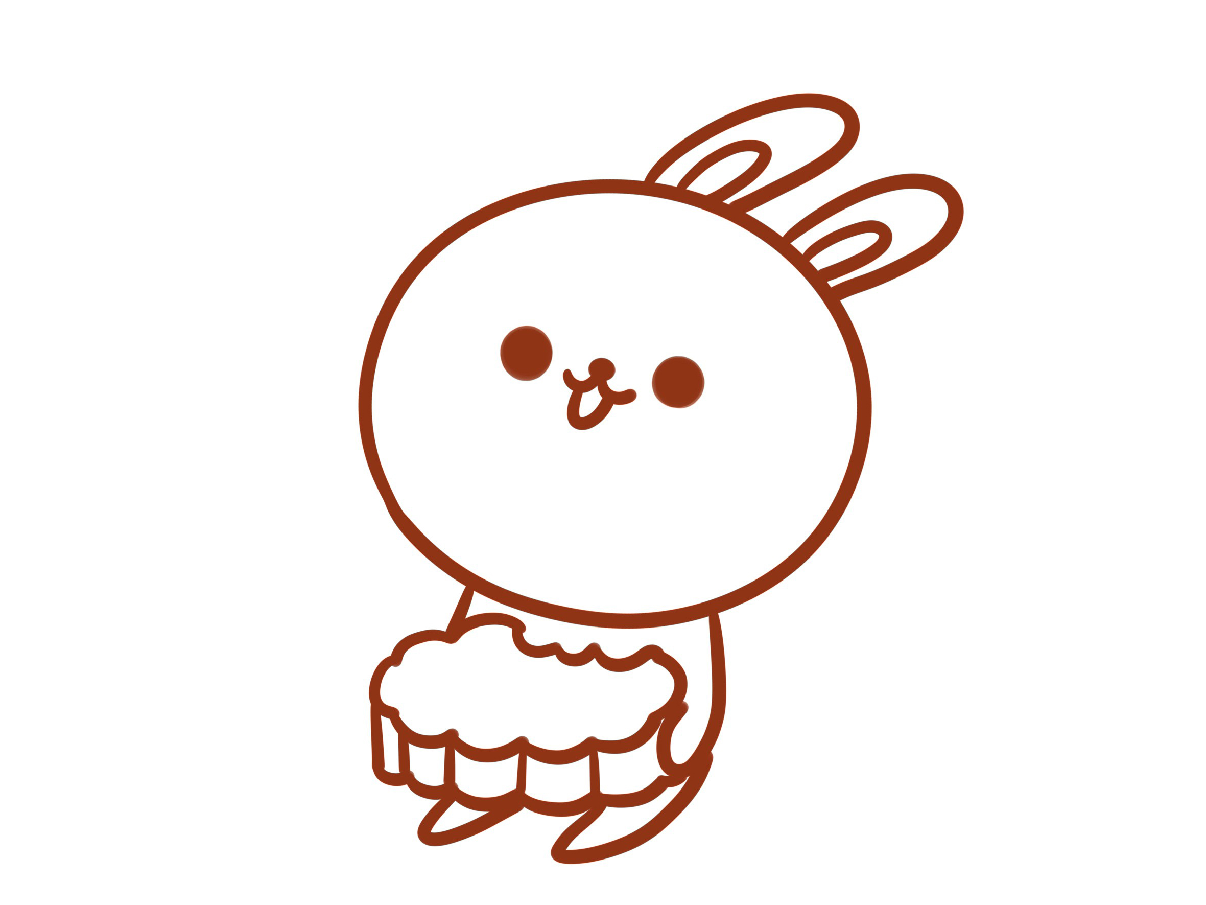 中秋节简笔画大全 月饼节快乐-图7