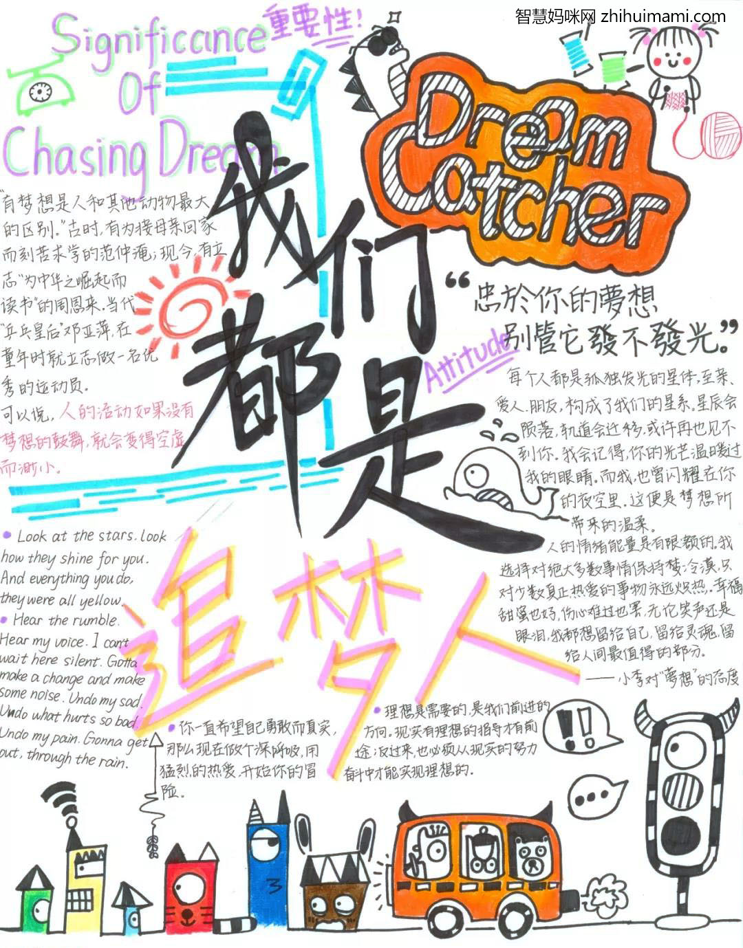 青春畅想中国梦手抄报怎么画-图1